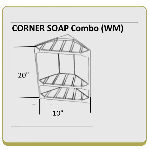 Corner Soap/Shampoo Holder