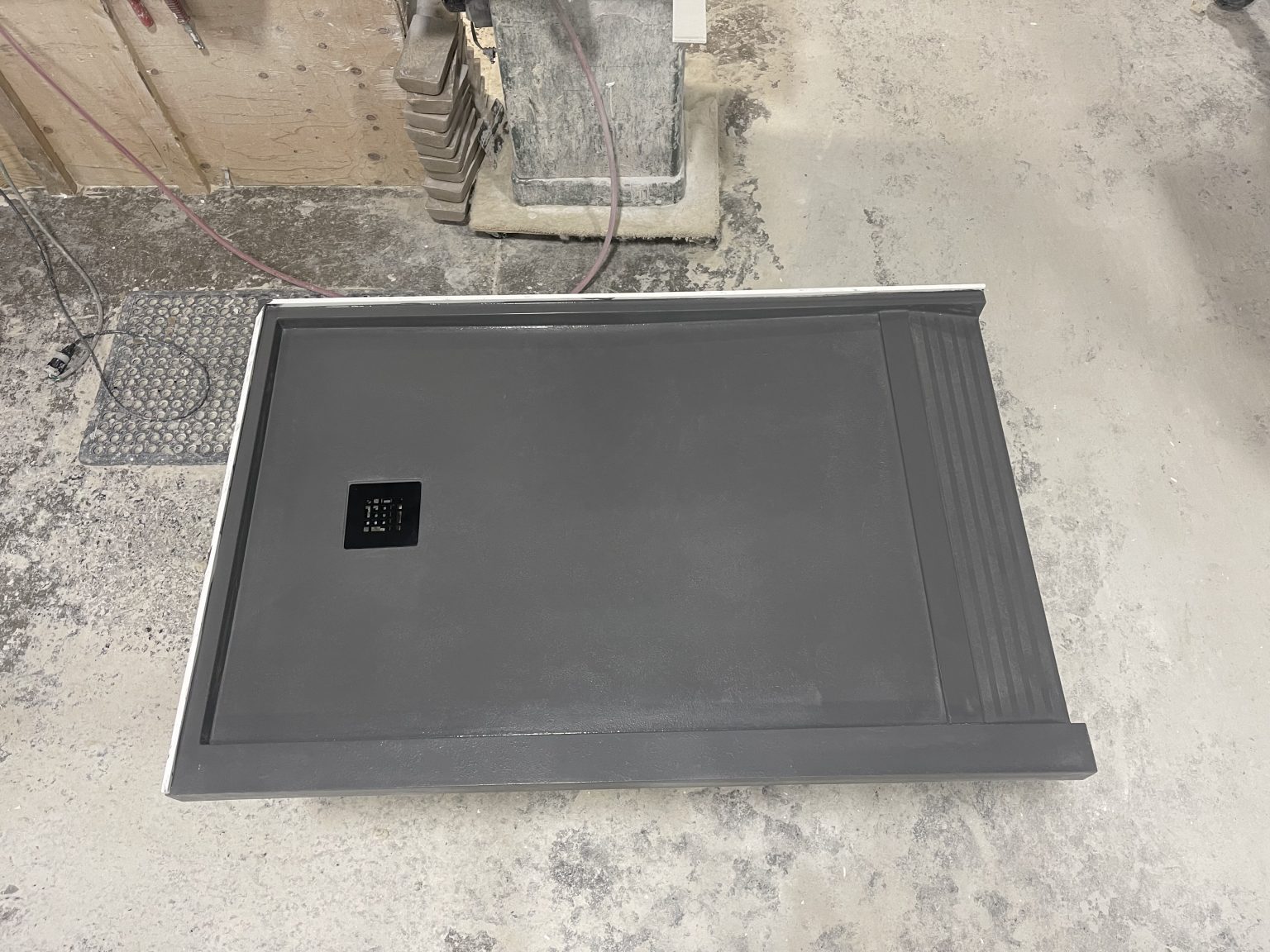 Custom Accessible Shower Bases MRMARBLE