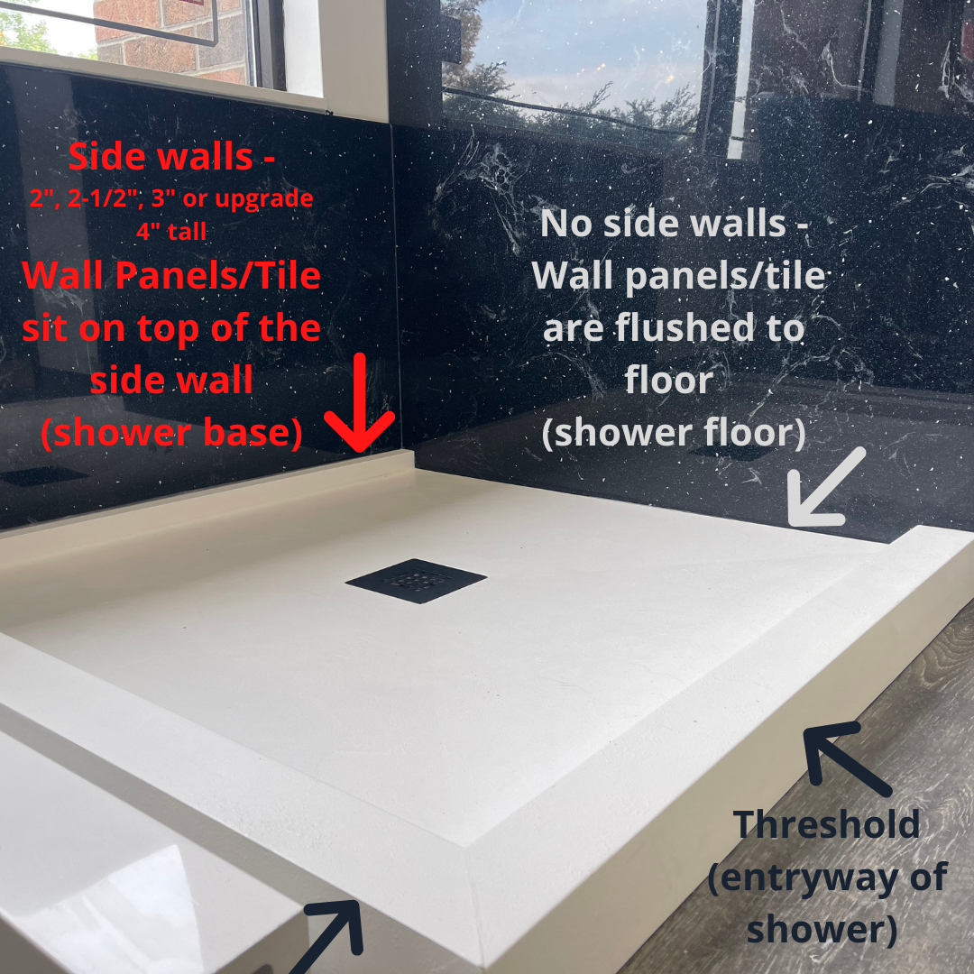 Shower Bases vs. Shower Floors What's the Difference?