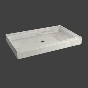 fixed shower base rectangular-M37