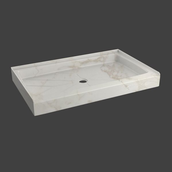 fixed shower base rectangular-M37