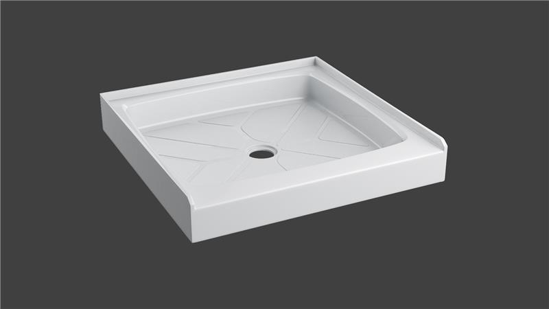 36″ x 32” Traditional Stone Right Drain Rectangular Base 1 raditional-Stone-Right-Drain-Rectangular-Base-1.